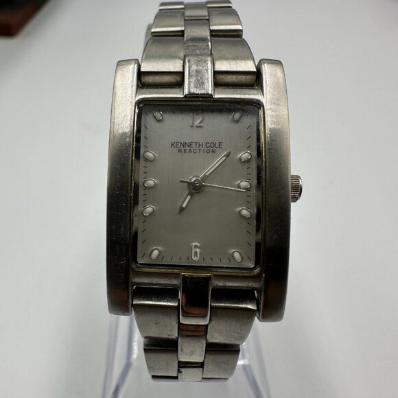 Kenneth Cole Watch Women All Stainless Steel Water Resistant 20MM Case 7.25" - Picture 1 of 10